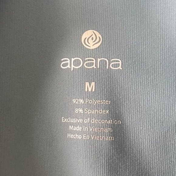 Apana Activewear Jacket Full Zip Womens Medium Green Yoga Gym - Picture 8 of 10